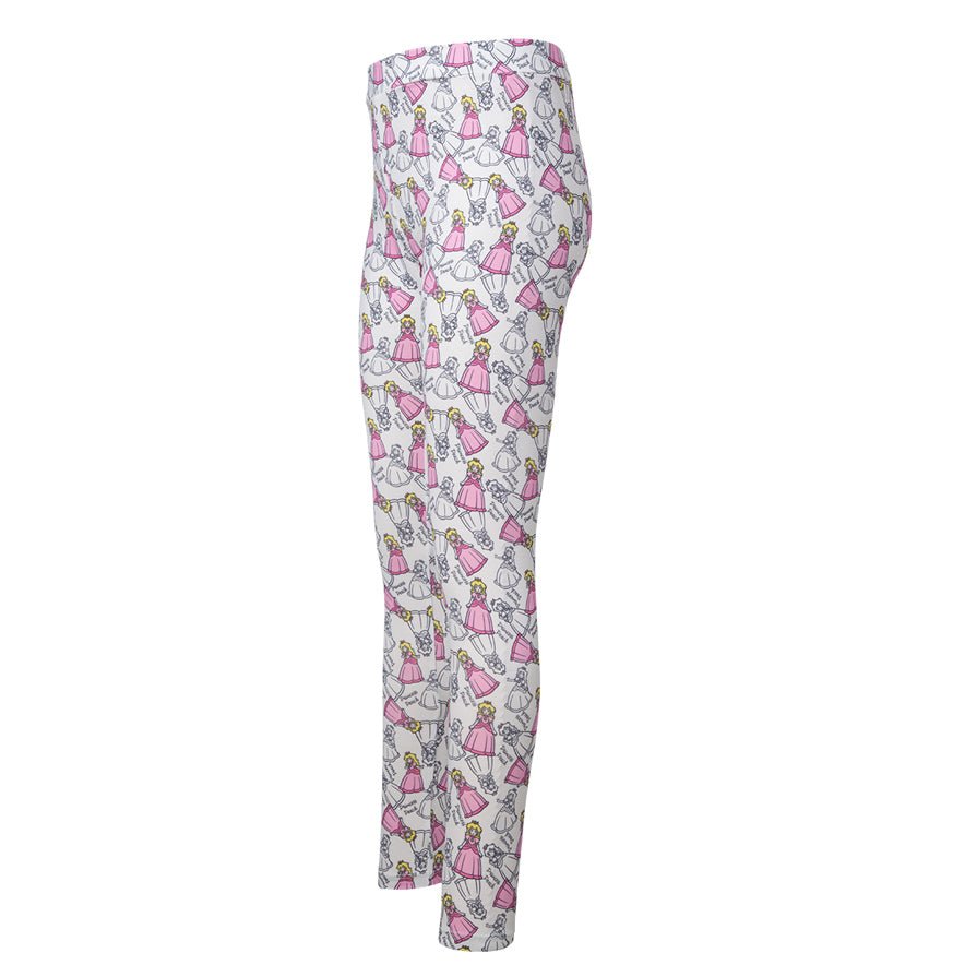 Super Mario Princess Peach Kids Leggings - GeekCore