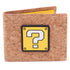 Super Mario Question Block Bi - Fold Cork Wallet - GeekCore