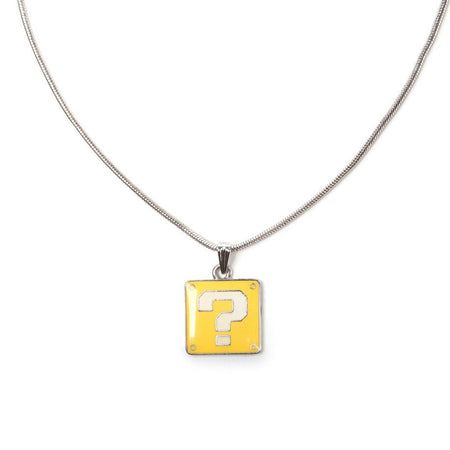 Super Mario Question Block Necklace - GeekCore