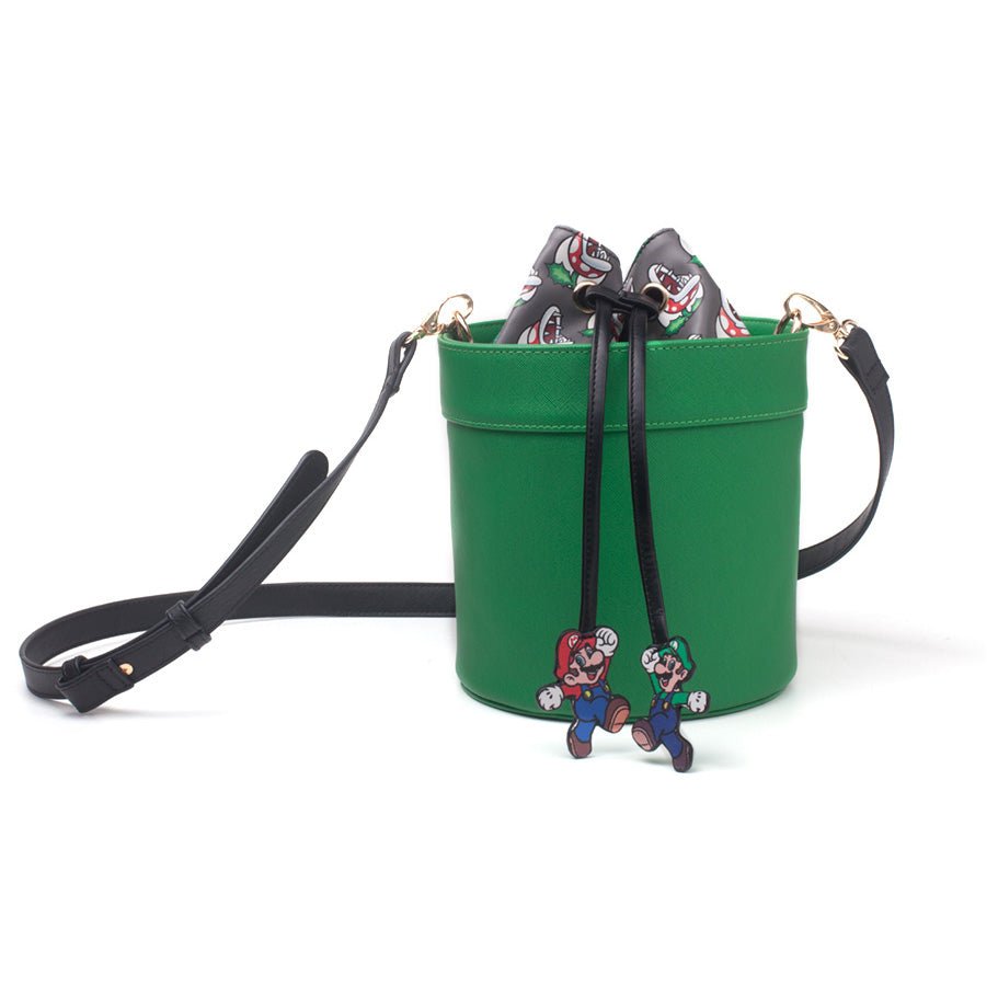 Super Mario Warp Pipe Cross Body Handbag - GeekCore