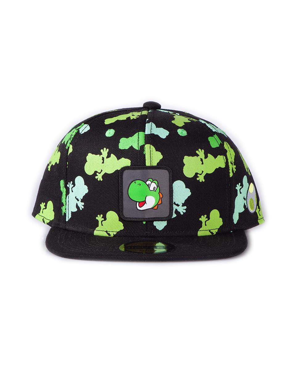 Super Mario Yoshi Silhouette Snapback Cap - GeekCore
