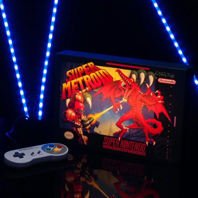 Super Metroid Illuminating Canvas - GeekCore