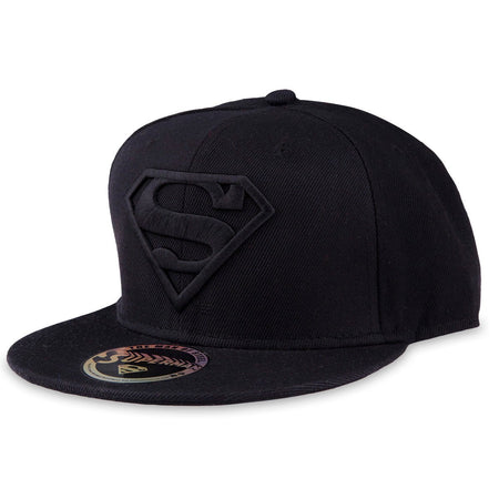 Superman Stealth Black Snapback Cap - GeekCore