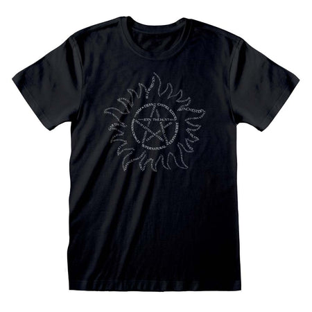 Supernatural Text Symbol T - Shirt - GeekCore