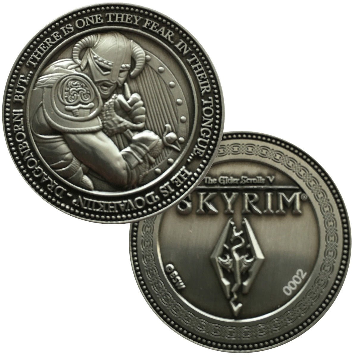The Elder Scrolls: Skyrim Dragonborn Limited Edition Collectors Coin - GeekCore