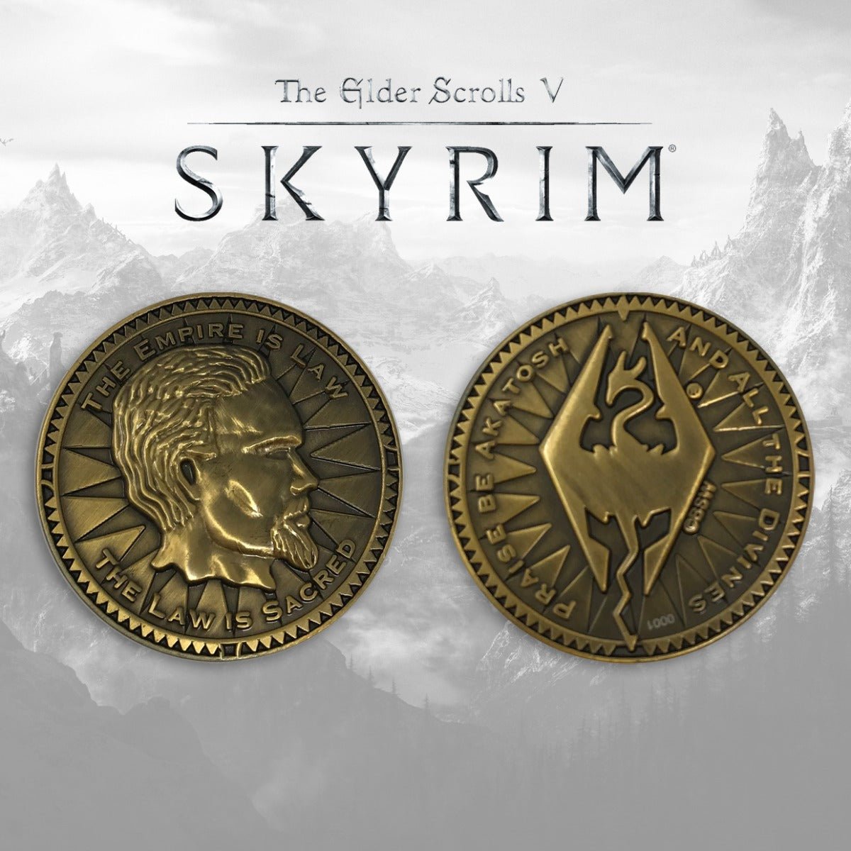 The Elder Scrolls: Skyrim Limited Edition Collectors Coin - GeekCore
