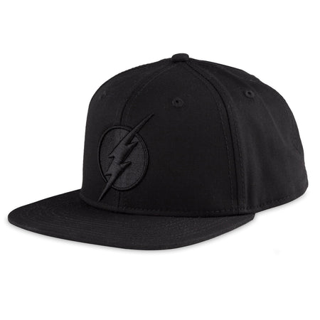 The Flash Stealth Black Snapback Cap - GeekCore