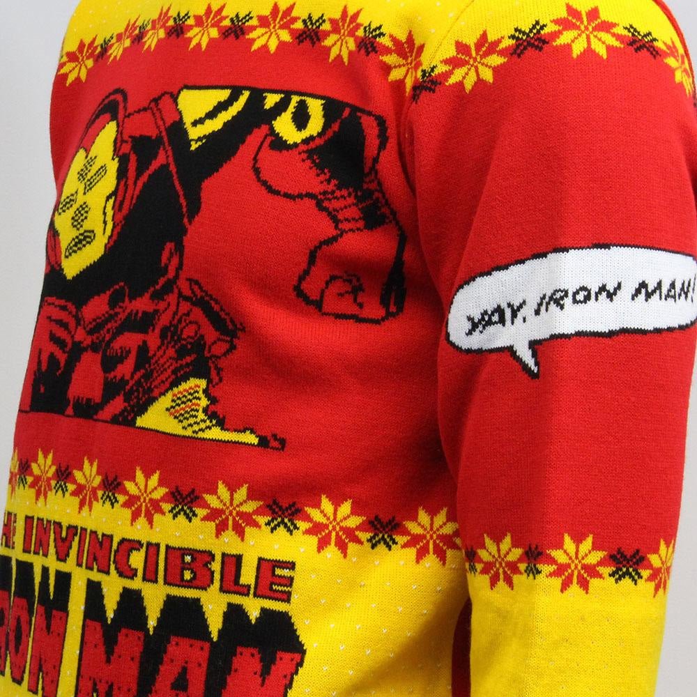 The Invincible Iron Man Christmas Jumper - GeekCore