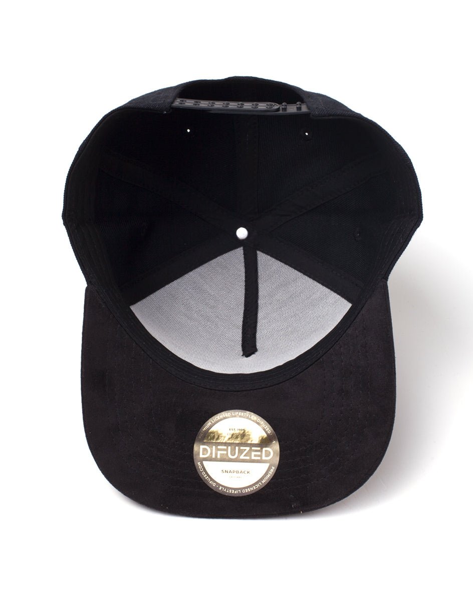 The Legend of Zelda Gold and Black Logo Snapback Cap - GeekCore