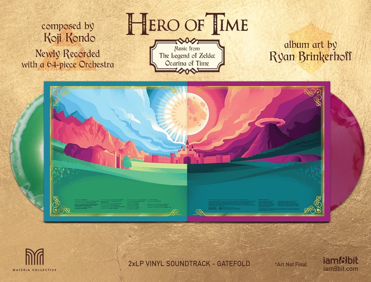 The Legend of Zelda: Hero of Time Double Vinyl LP - GeekCore