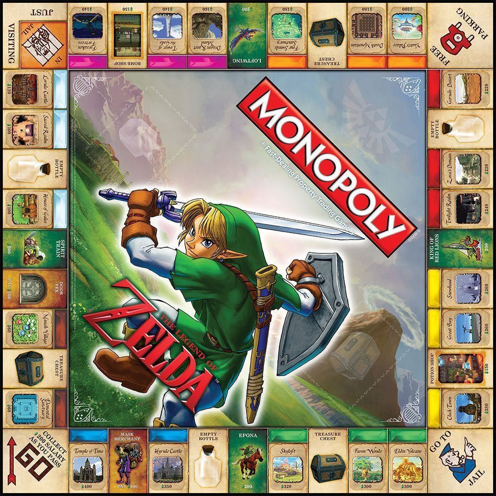 The Legend of Zelda Monopoly - GeekCore