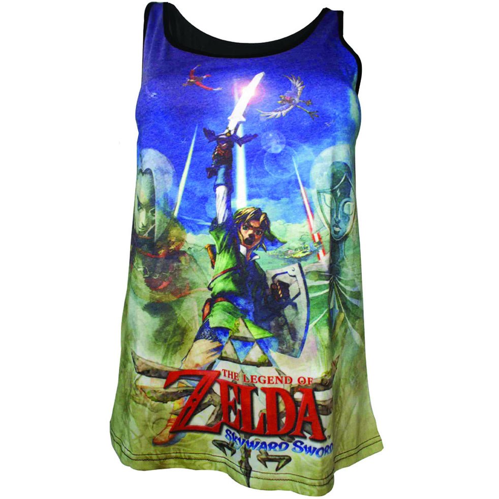 The Legend of Zelda Skyward Sword Ladies Vest Top - GeekCore