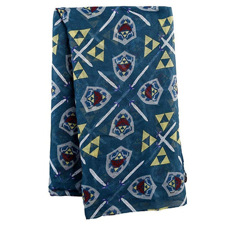 The Legend of Zelda Sword and Shield All Over Print Fashion Scarf - GeekCore