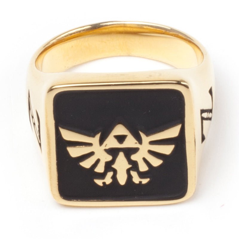The Legend of Zelda Wingcrest Golden Signet Ring - GeekCore