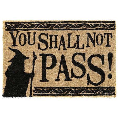 The Lord of the Rings You Shall Not Pass Coir Doormat - GeekCore