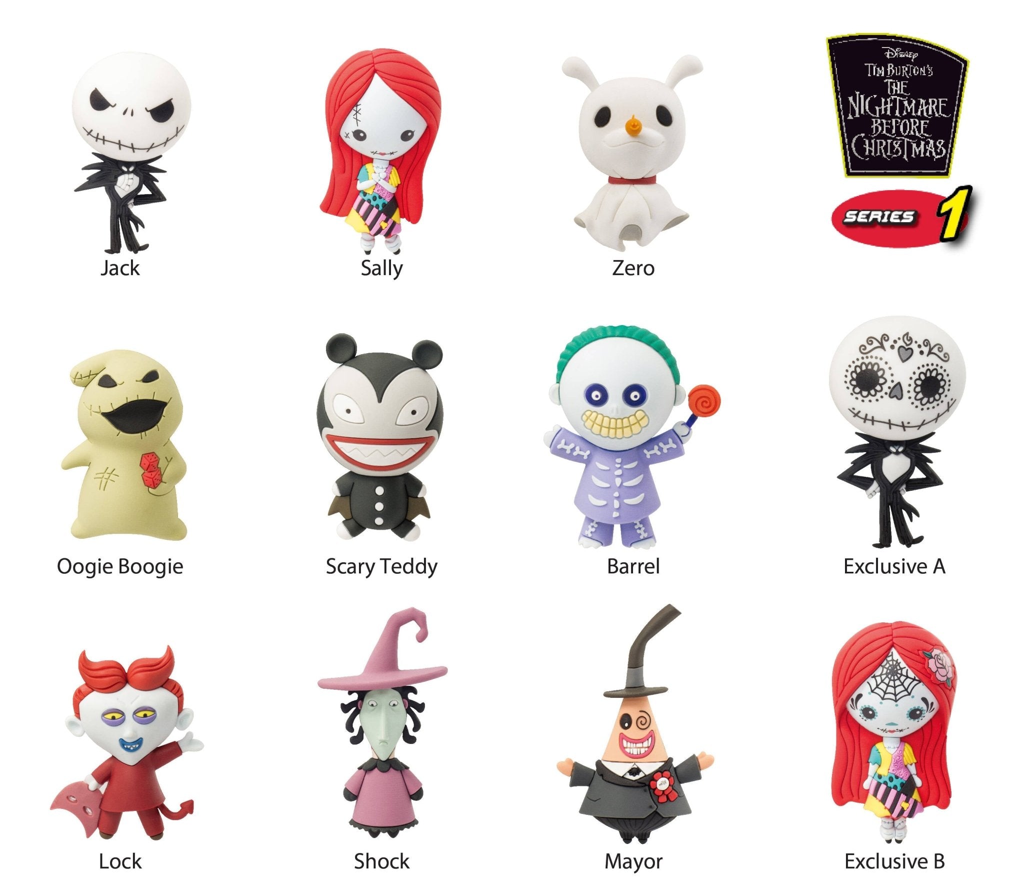 The Nightmare Before Chistmas Series 1 Blind Bag Mystery Bag Clip - GeekCore