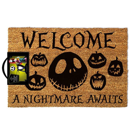 The Nightmare Before Christmas - A Nightmare Awaits Coir Doormat - GeekCore