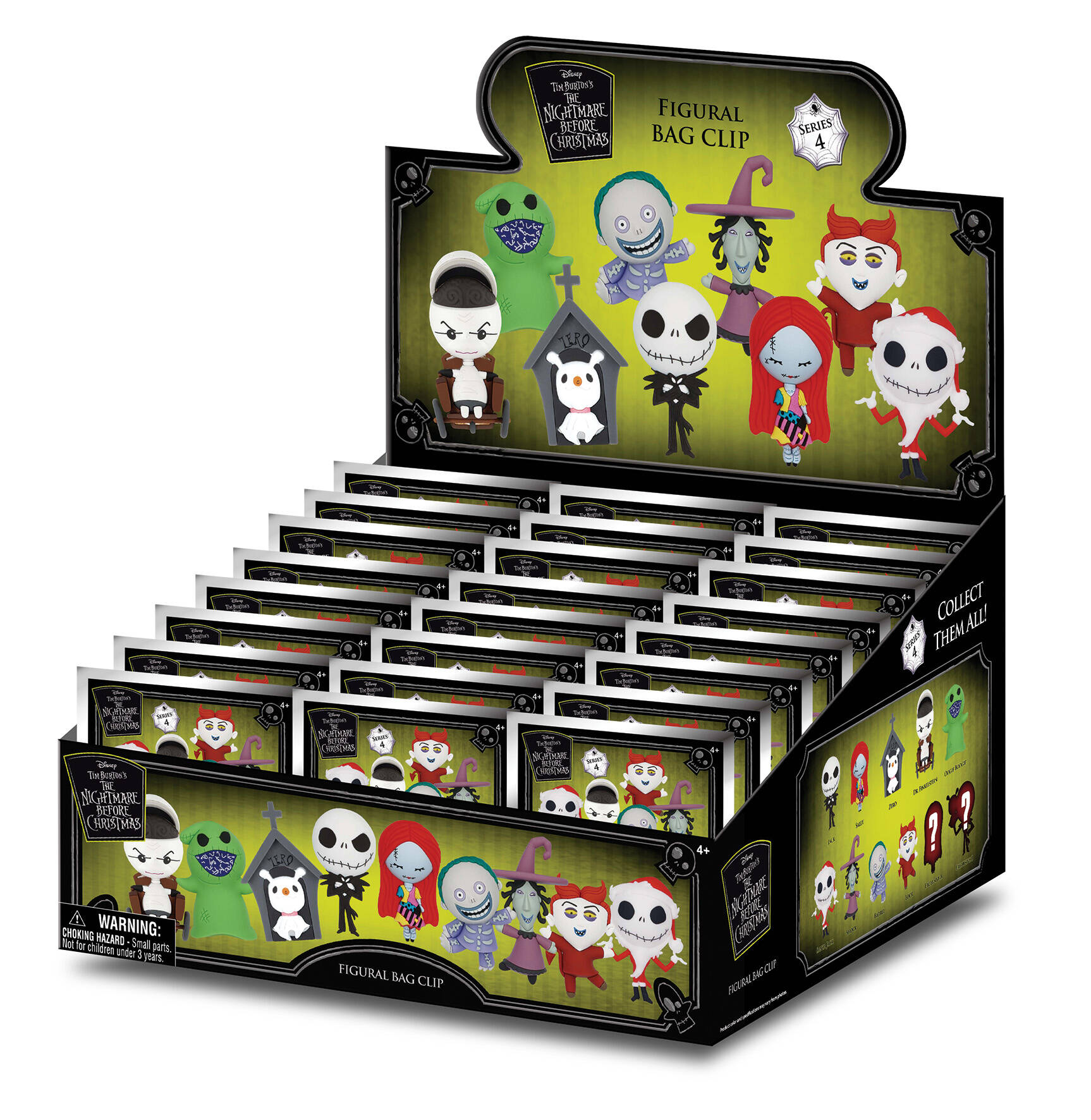 The Nightmare Before Christmas Series 4 Blind Bag Mystery Bag Clip - GeekCore