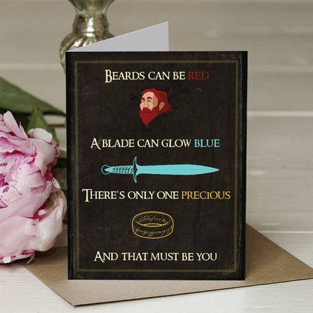 The One Ring Valentines Card - GeekCore