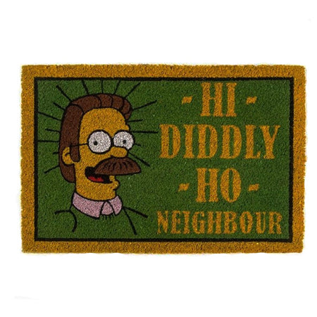 The Simpsons Ned Flanders Coir Doormat - GeekCore