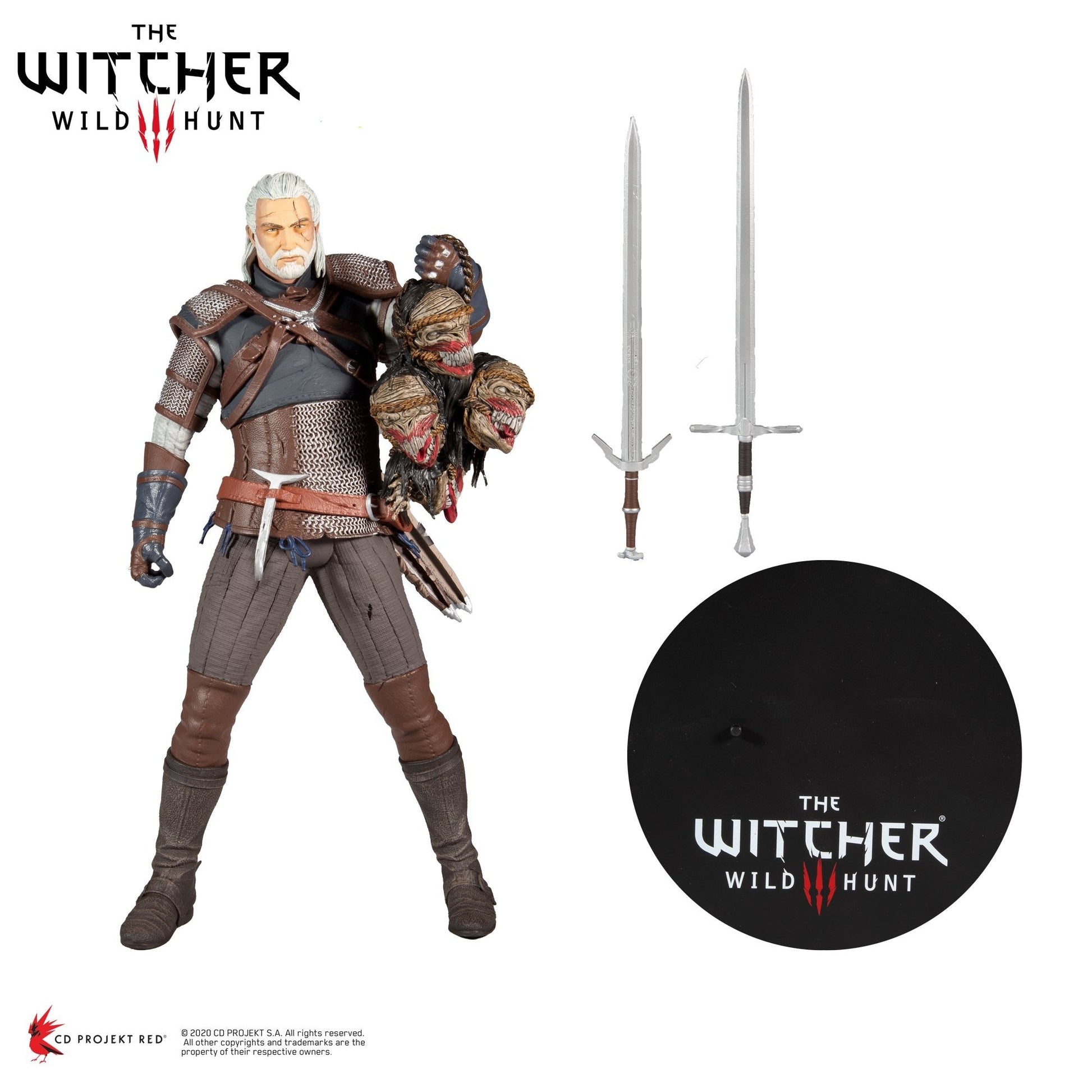 The Witcher Geralt of Rivia 12" Action Figure - GeekCore