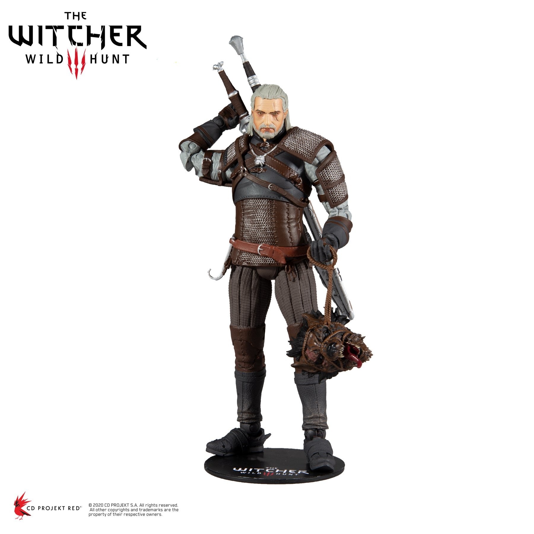 The Witcher Geralt of Rivia 7" Action Figure - GeekCore