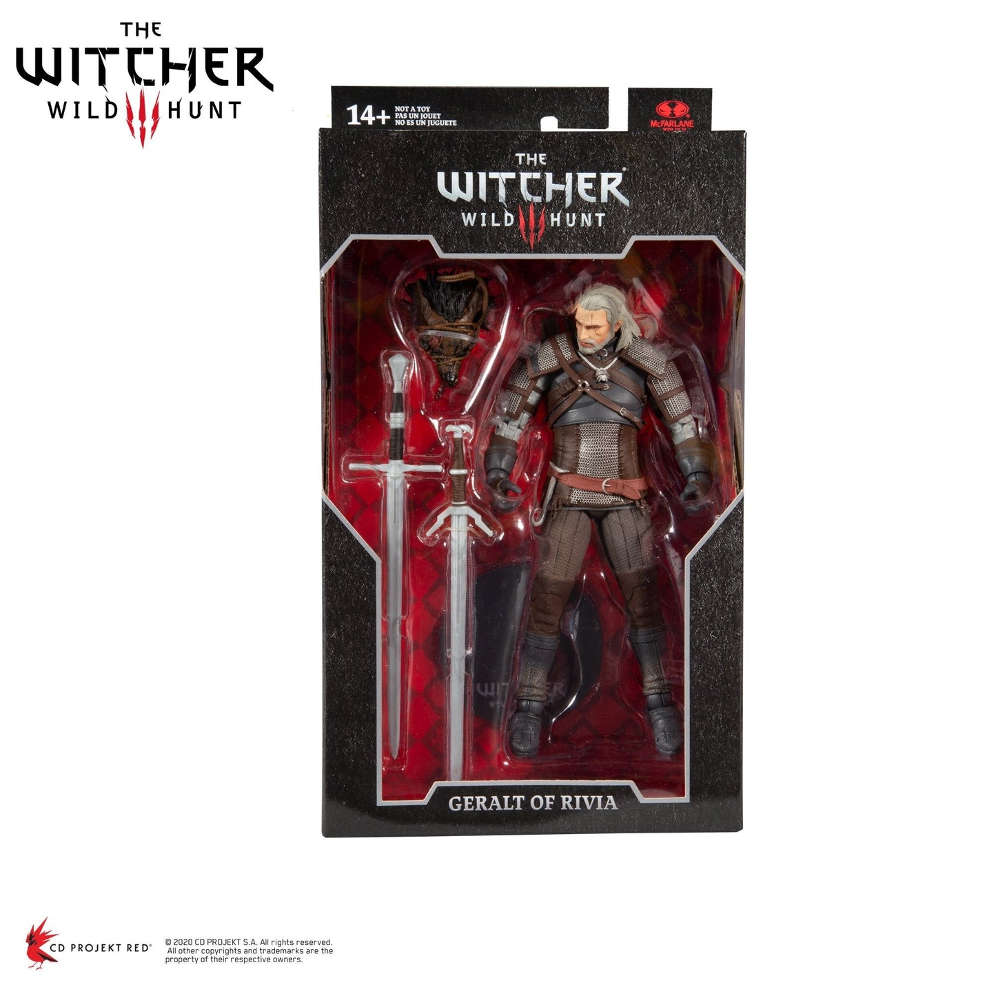 The Witcher Geralt of Rivia 7" Action Figure - GeekCore