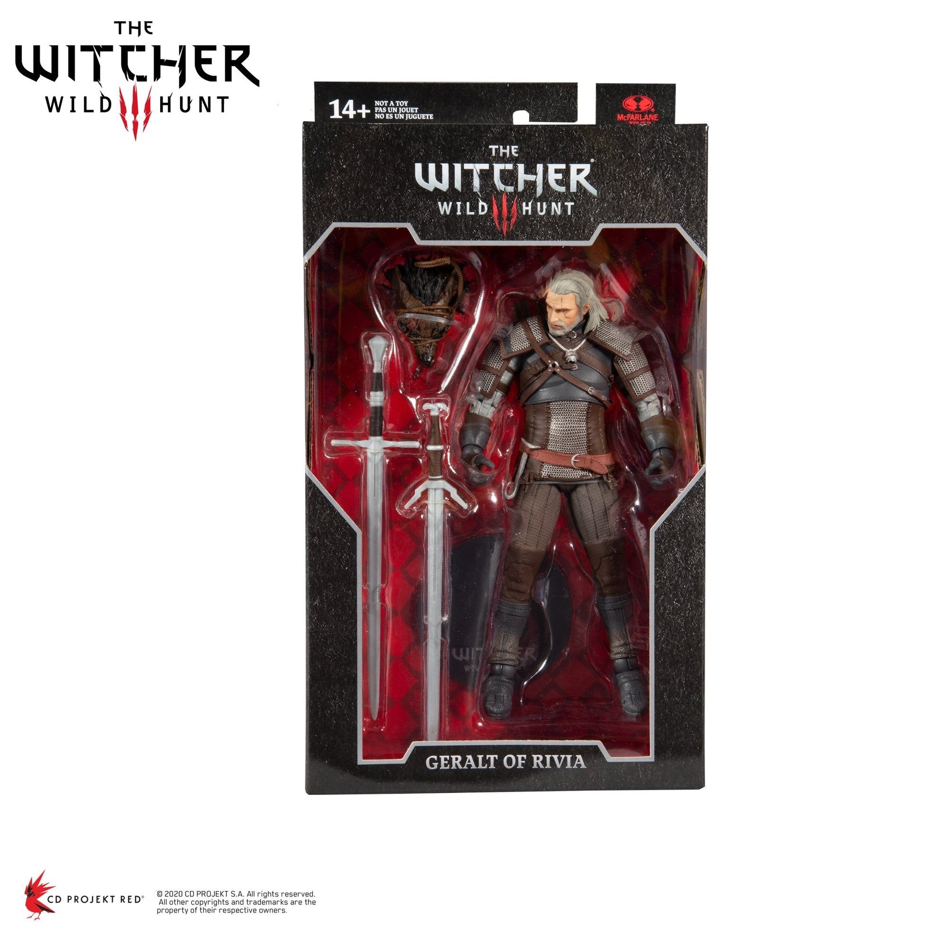 The Witcher Geralt of Rivia 7" Action Figure - GeekCore