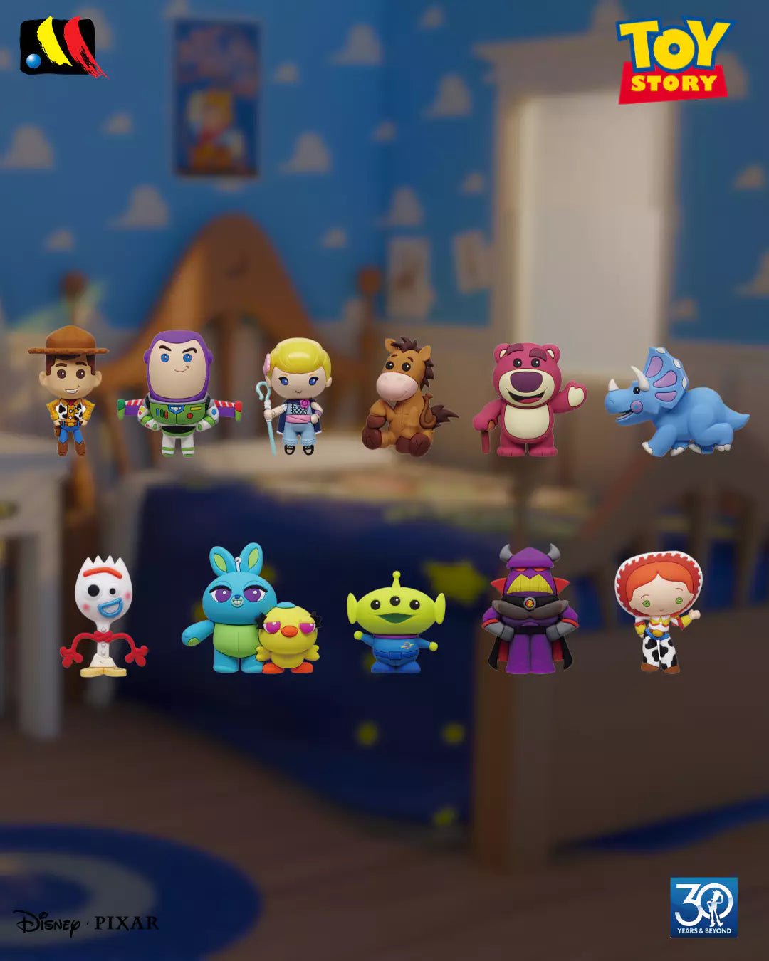 Toy Story 30th Anniversary Blind Bag Mystery Bag Clip - GeekCore