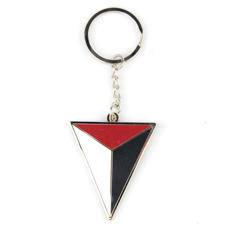 Uncharted Shoreline Triangle Metal Keychain - GeekCore