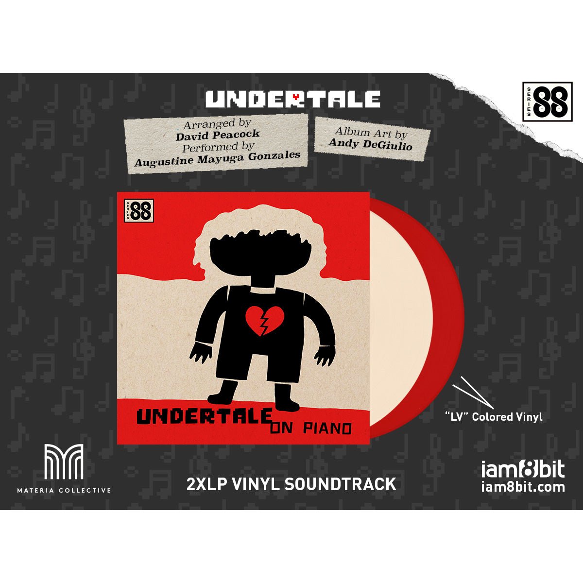 Undertale on Piano Vinyl Soundtrack (Double LP) - GeekCore