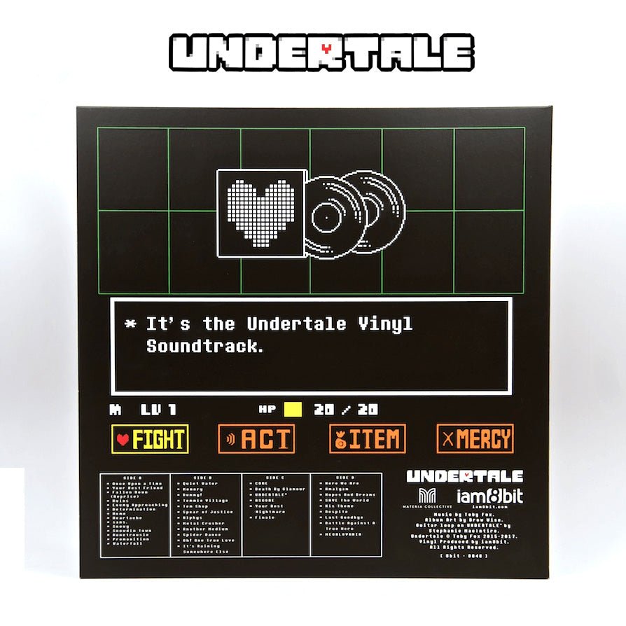 Undertale Vinyl Soundtrack (Double LP) - GeekCore