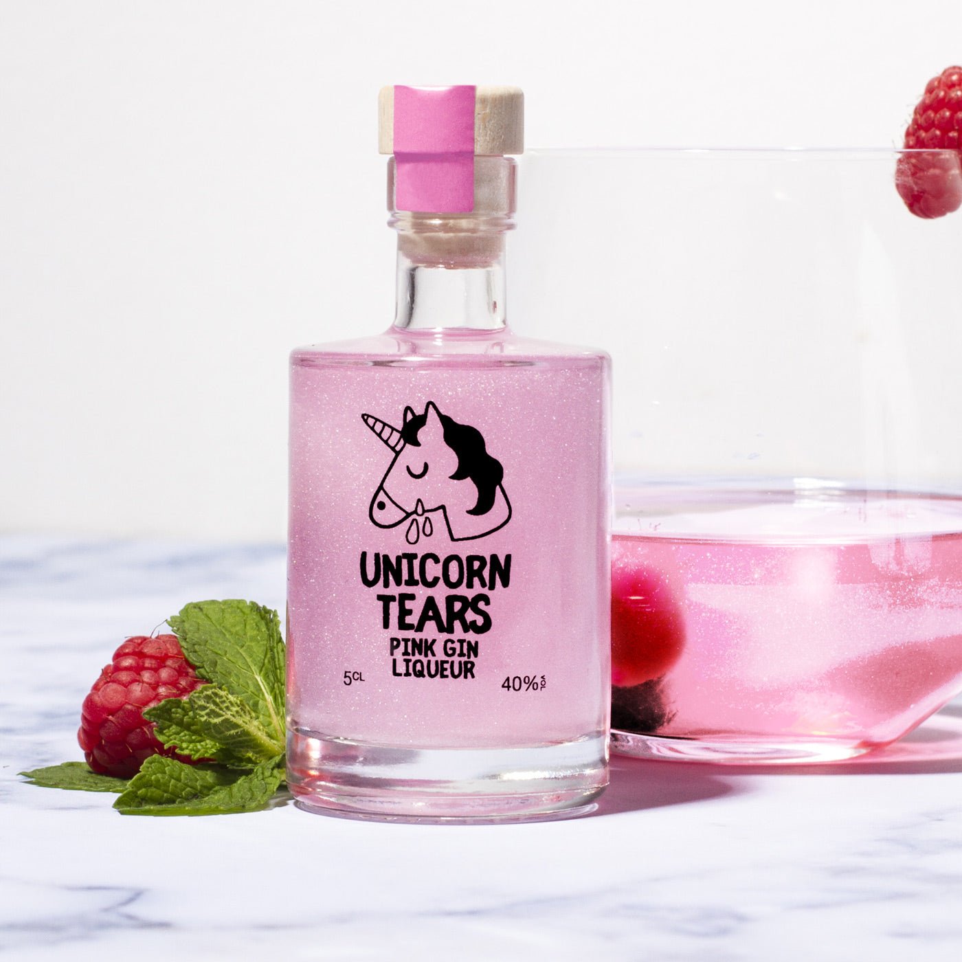 Unicorn Tears Pink Gin Liqueur Miniature - GeekCore