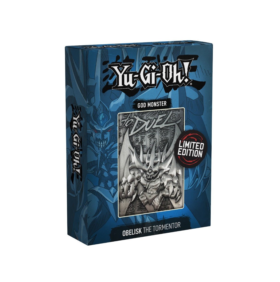 Yu - Gi - Oh! Limited Edition God Monster Metal Card - Obelisk the Tormentor - GeekCore