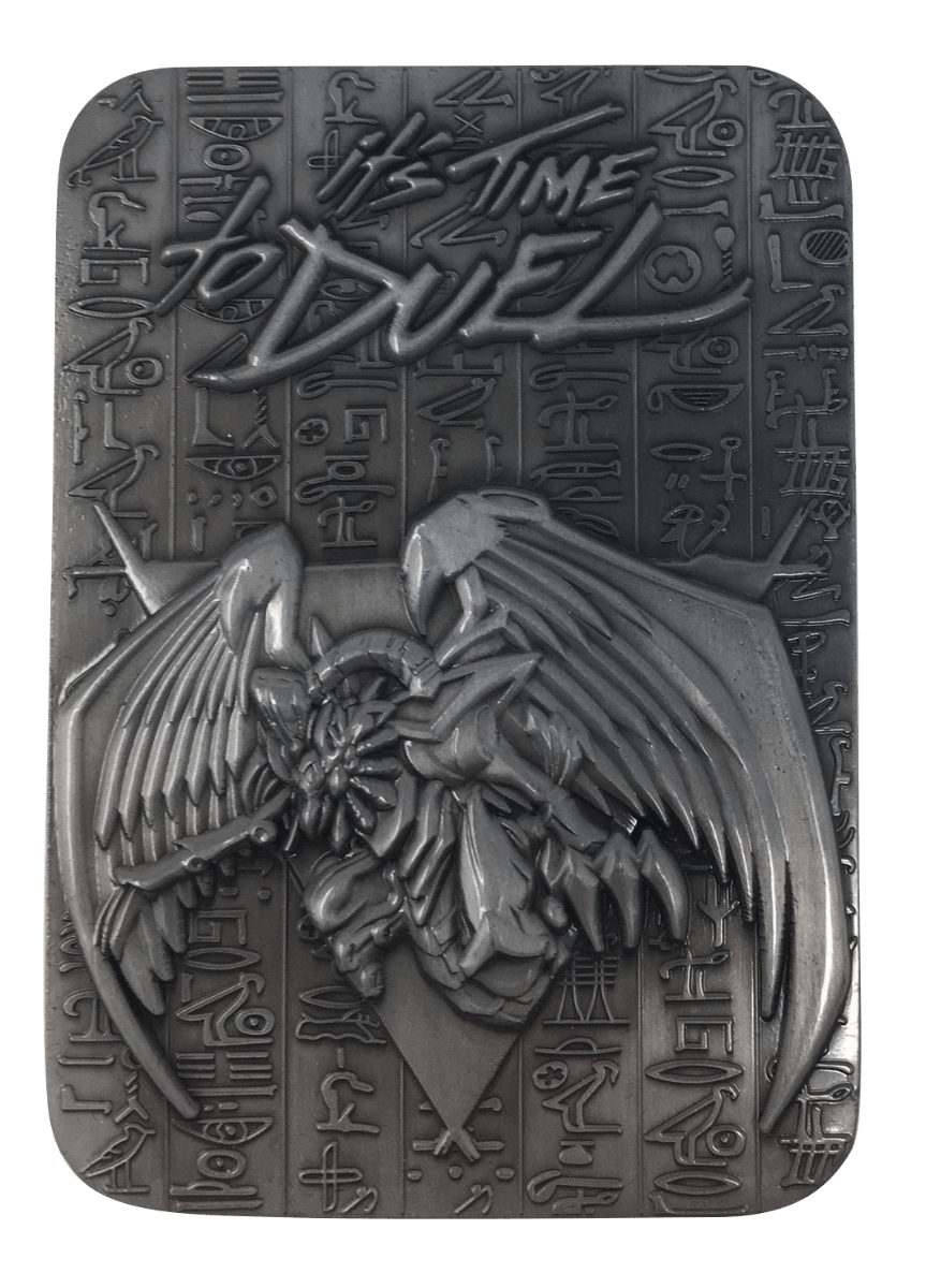 Yu - Gi - Oh! Limited Edition God Monster Metal Card - The Winged Dragon of Ra - GeekCore