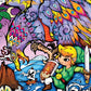 Zelda Stained Glass Wall Decal (Helmaroc King) - GeekCore