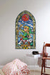Zelda Stained Glass Wall Decal (Hero&