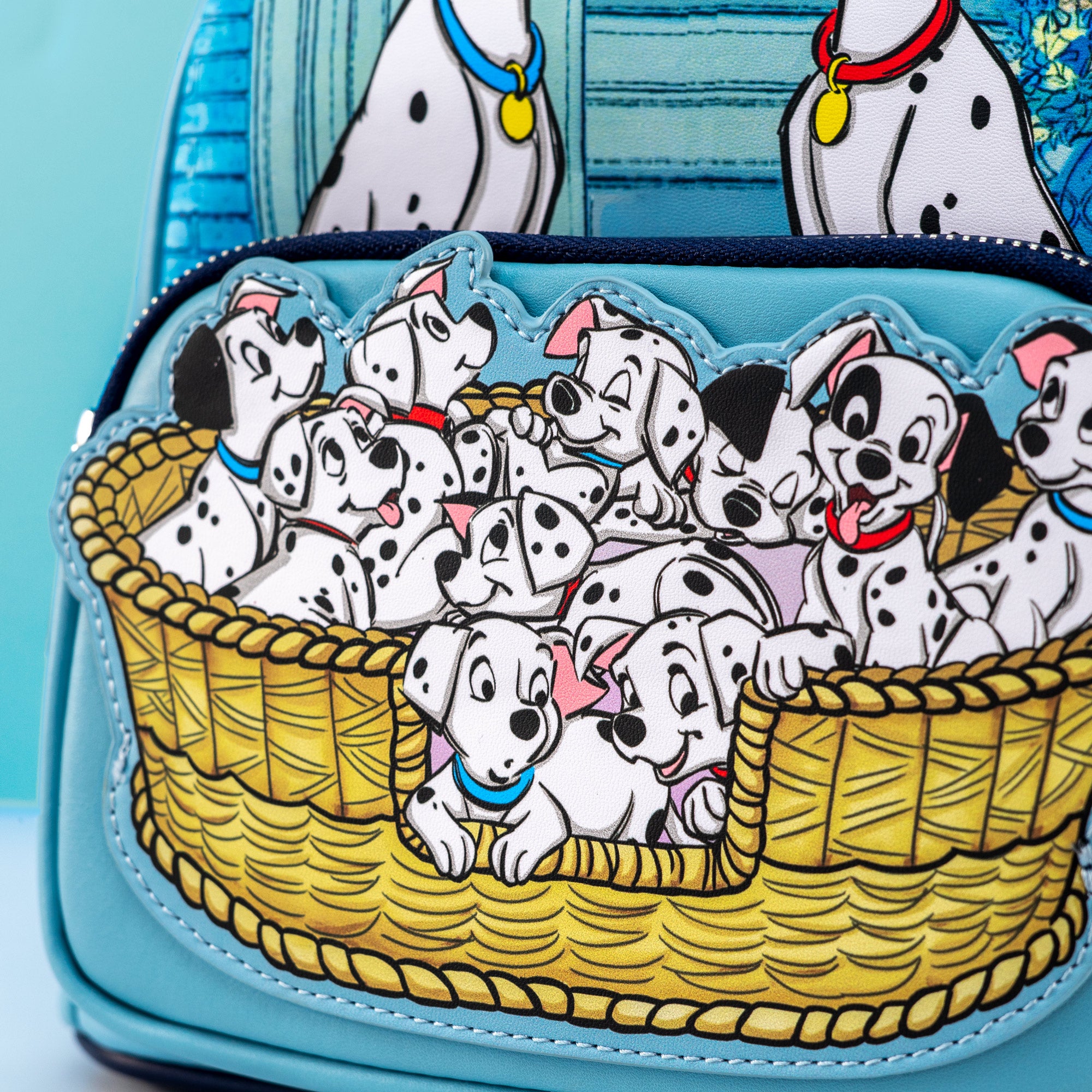 Loungefly x Disney 101 Dalmatians Puppy Basket Mini Backpack
