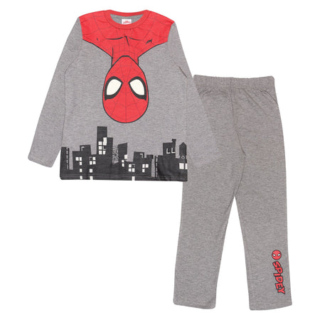 Marvel Comics Spider-Man Hanging Kids Long Pyjama Set